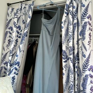 One shoulder BHLDN bridesmaid dress, worn once
